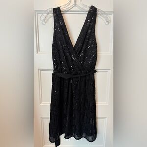 Express Sequin LBD Cocktail Dress
 Size Extra Small